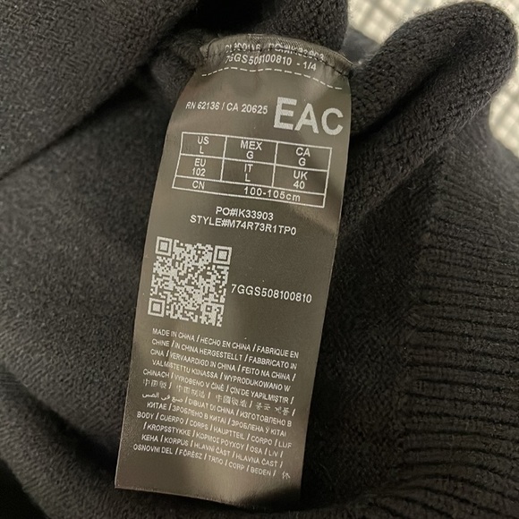 Guess MEN KNITTED SWEATER, SIZE L - Picture 6 of 7